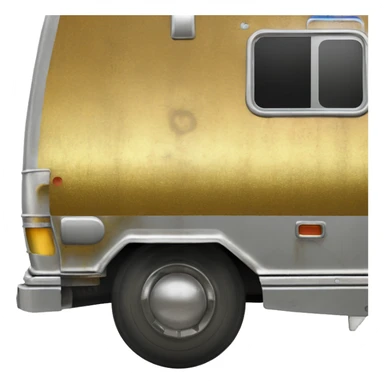  Side shot of 1973 Winnebago motor home C-3PO tarnished from space sticker