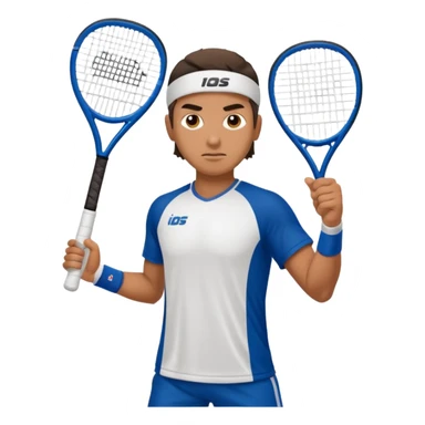 padel player latino sticker