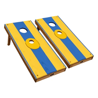 Cornhole board sticker
