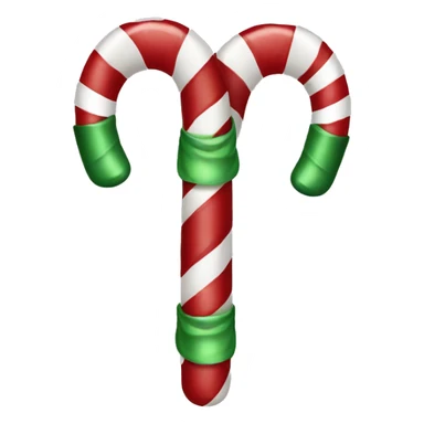 Candy canes Christmas holiday  sticker