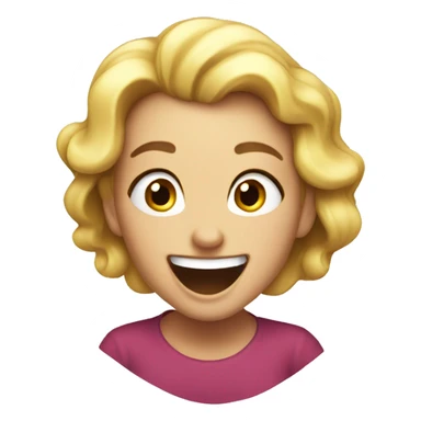 Sophia laughing very loudly  sticker