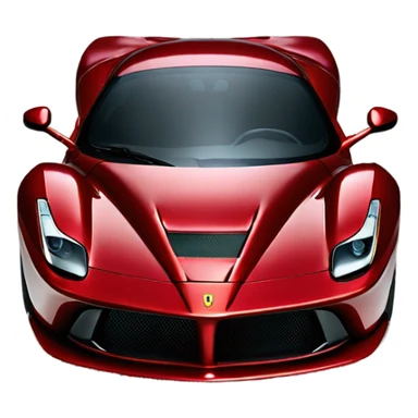 Red wine Ferrari La Ferrari front sticker