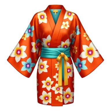 Kimono with no human just the dress sticker