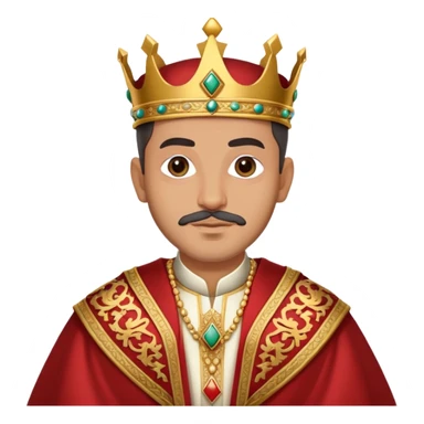 king of morocco sticker