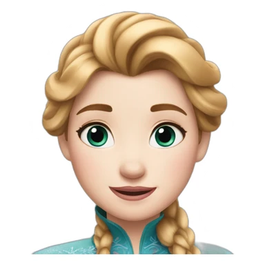 Anna from frozen sticker