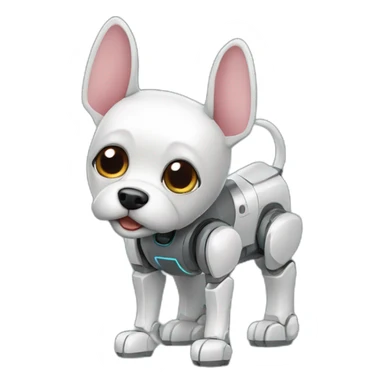 robotic animatronic tiny dog sticker