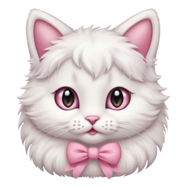 Aesthetic coquette kitty sticker