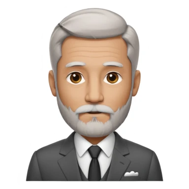 Slightly gray with frencb beard graying indian guy in suit with a bentley names professor bw tlt sticker