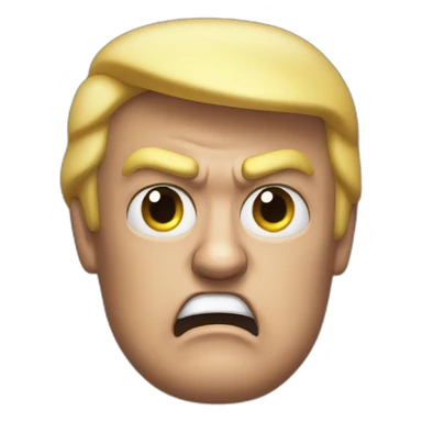 Donald Trump Angry  sticker