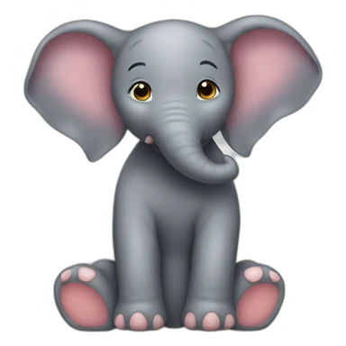 Elephant star mae dokFabys little helper sticker