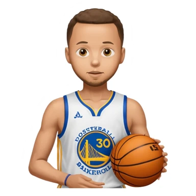 Stephen Curry in basketball player sticker
