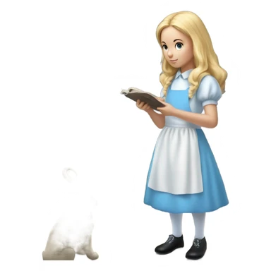 Alice in wonderland sticker