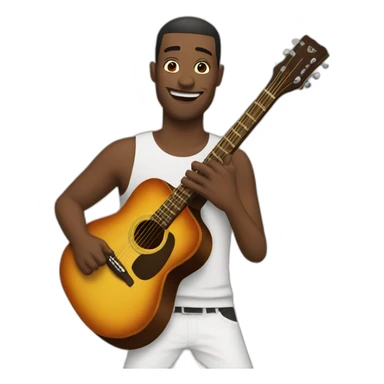 Man-with-guitar sticker