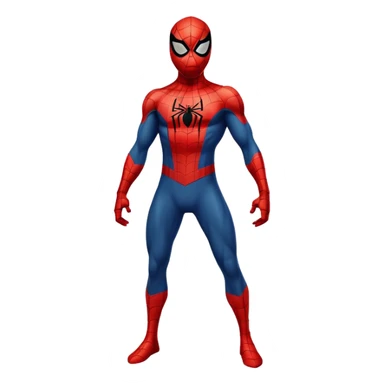 Full body spiderman with mask sticker