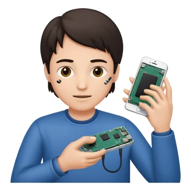 repairing an electronic device sticker