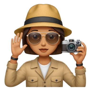 photographer taking a photo with their back to me sticker