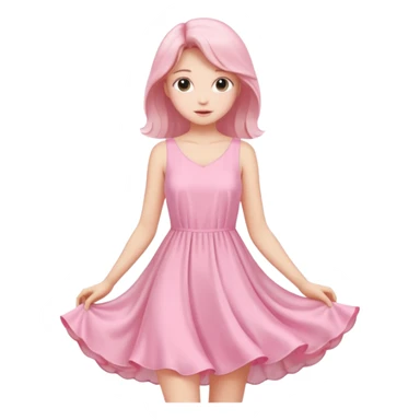 Clean girl pink d sticker