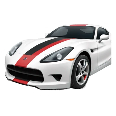 sports car painted with yemen flag sticker