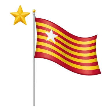 Estelada catalana sticker