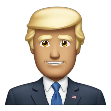 donald trump qui embrasse Joe biden sticker