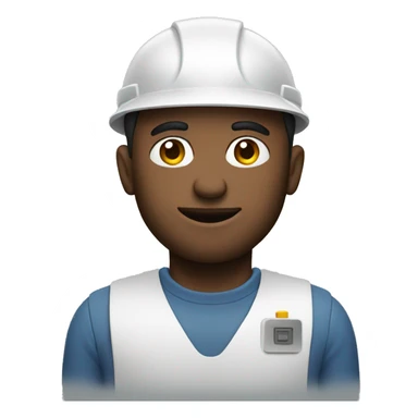 manufacturing man sticker