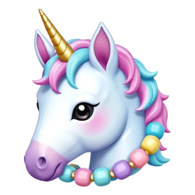 Kawaii decora unicorn bracelet sticker