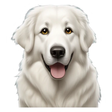 Great Pyrenees dog BIRTHDAY PARTY sticker