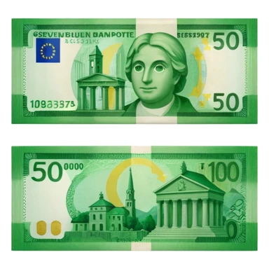 banconota euro sticker