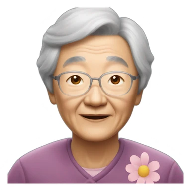 Liang Zhichao is his grandmother sticker