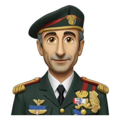 ÉRIC ZEMMOUR president français militaire médaille sticker
