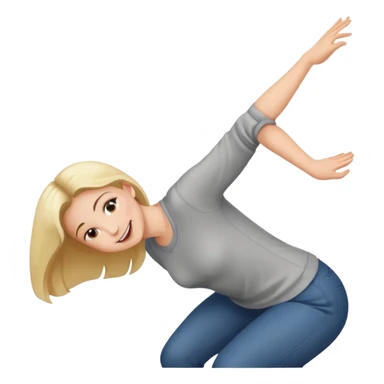 Girl bending over infront of guy sticker