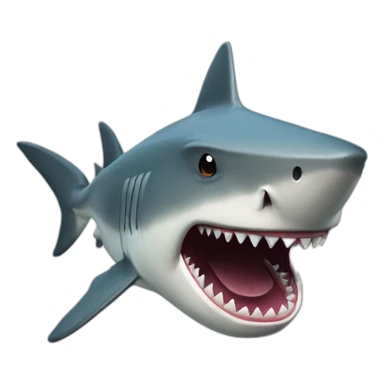 Bullshark Roaring sticker