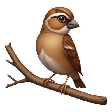 Sparrow sticker