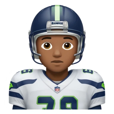 do an emoji of Seattle Seahawks' wide receiver Jaxon Smith-Njigba sticker