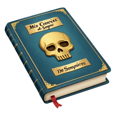just only a book with the name "mis creencias de siempre"  sticker