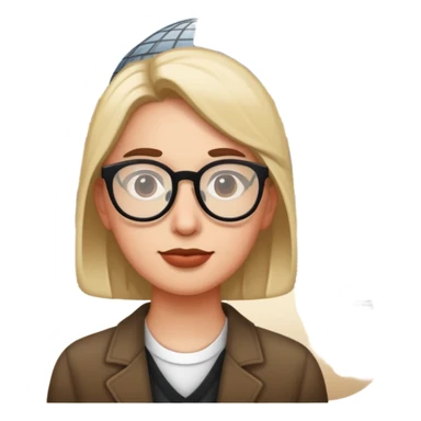 a person visiting a museum with a museum building in the background sticker