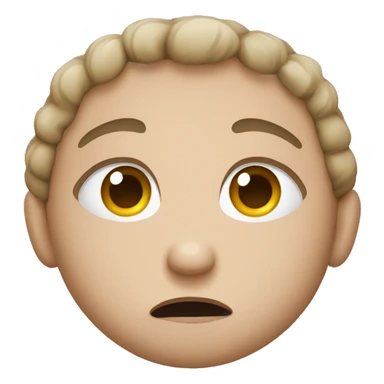 Cute pleading face  sticker