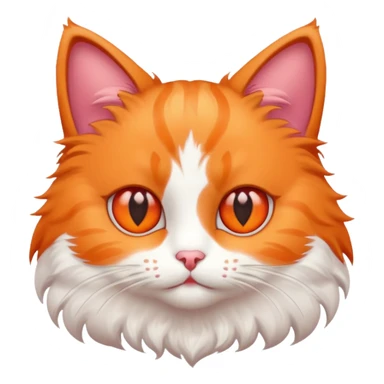 Cat with hearts in its eyes sticker