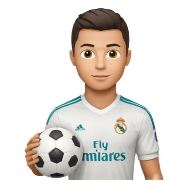 Cr7 en el real Madrid sticker