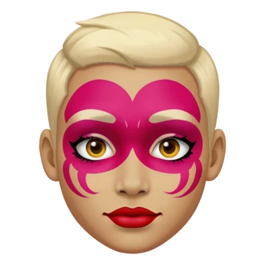 cara pintada murga sticker