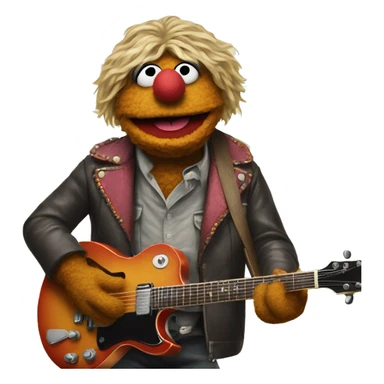 Muppets Animal rock band frontman sticker