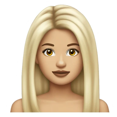 Selena Gomez blonde  sticker