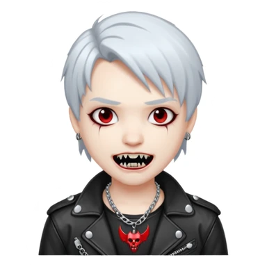 swagged out emo angel drain gang vampire sticker