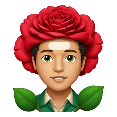 Bruno mars ve rose sticker