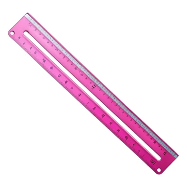 mac os icon, ruler, measures, vivid pink sticker