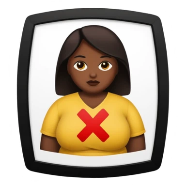 No pero que sea un aviso que tenga el símbolo prohibido gordas sticker