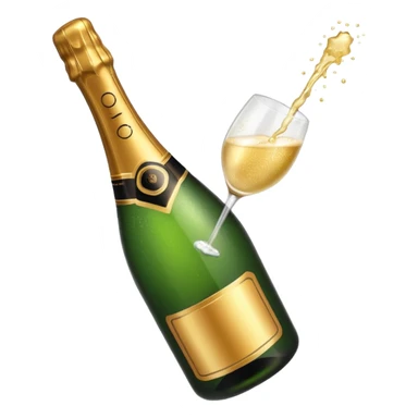champagne popping sticker