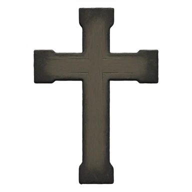 grunge cross sticker