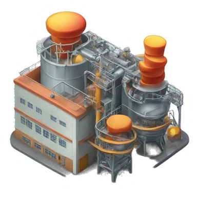 A factory where candy is made sticker