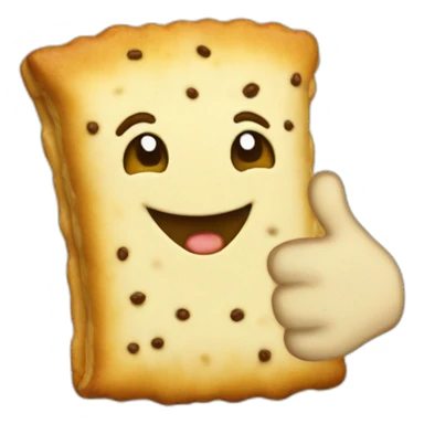 poptart thumbs up sticker